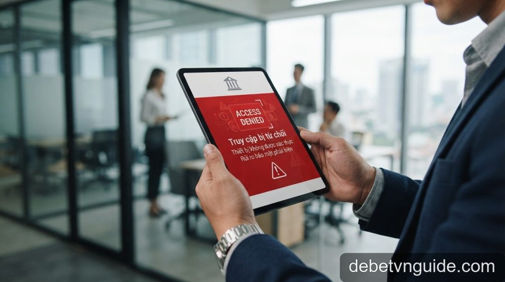 Nhận diện các dấu hiệu thiết bị bị từ chối truy cập dịch vụ trực tuyến
