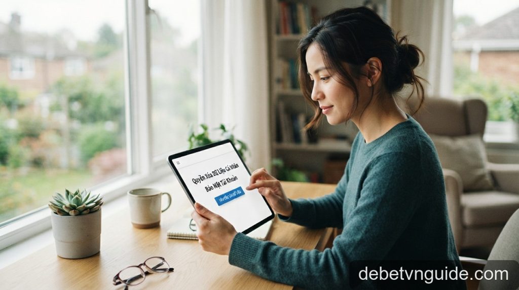 Quyền xóa dữ liệu cá nhân: Hướng dẫn thực hiện cho người dùng DEBET theo Luật 2026