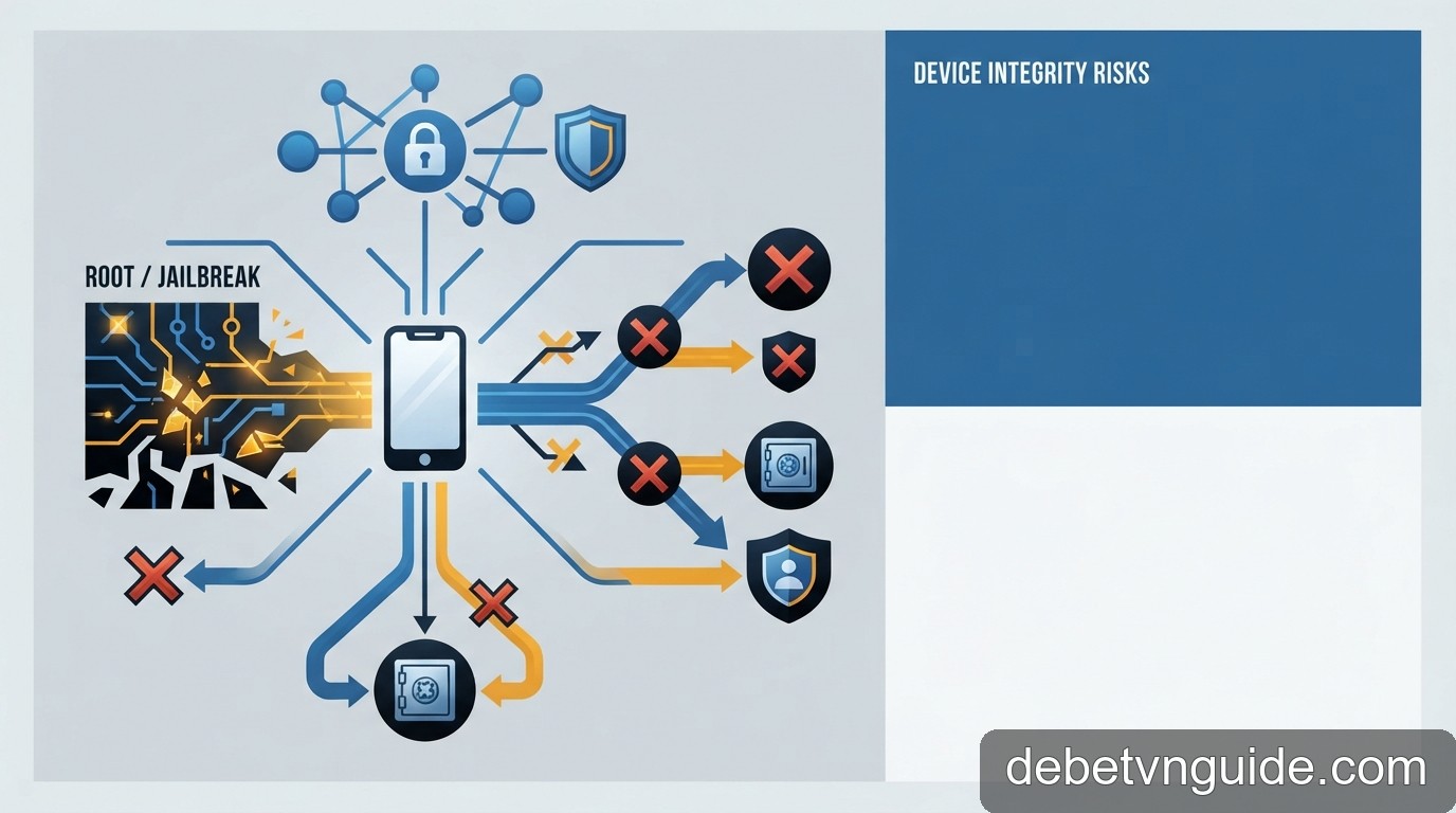 Minh họa 网络安全、账户保护与使用边界 cho chủ đề thiết bị root jailbreak – hình minh họa bổ sung